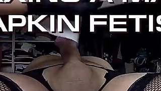 Napkin Fetish After Waxing Male 41