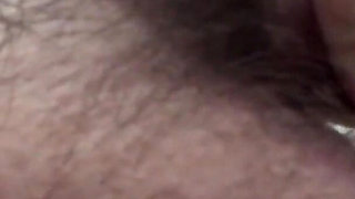 Stimulating My Fat Hairy Pussy with Egg Vibrator