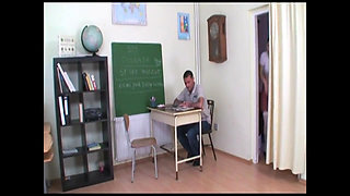 Hot slut fucked in the classroom