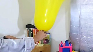 Marianna Tries to Inflate Her Square Balloon Without Bursting It