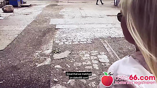 Dirty Public Sex with 2 European Porn Stars