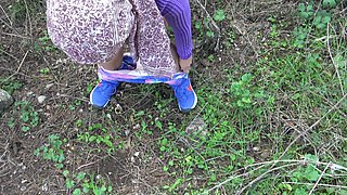 Turkish Stepmother Shows Horny Stepson How She Pisses From Her Hairy Pussy