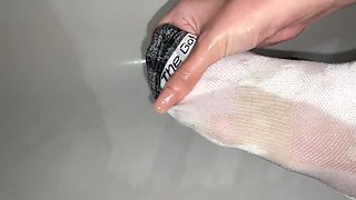 Foot Oil Massage in Ankle Socks