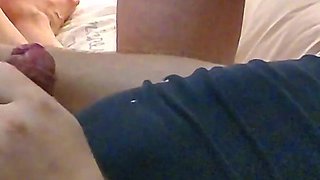 Bisexual Husband Sucks Cock and Cums From Dirty Talk. Threesome. Full. 21321
