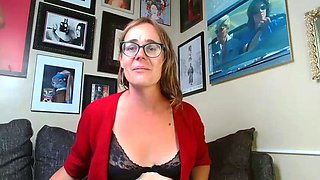 Solo ladyboy masturbation