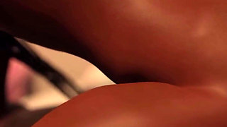 Hot Interracial Threesome with a Young Ebony Babe with a Perfect Black Ass & Her College Friends - Taboo University (steam Game)