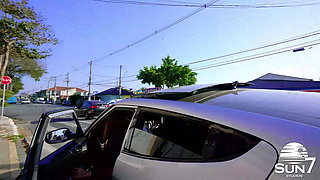 The Girl Met a Porn Actor, Got Horny and Wanted to Fuck Him Nearby, the Guy Didn't Give Him Peace