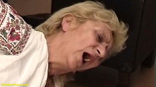 86 years old grandma rough fucked by a ugly cock