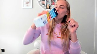 Hot Blondes Ass Loves Toys And Dicks