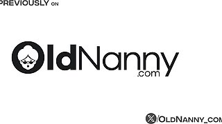 OLDNANNY Two wet lesbian snatches and their big jugs