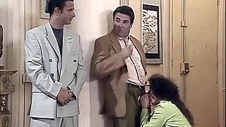 Vintage Euro short ft. Debora Coeur: Blowjob, Anal  Threesome Porn