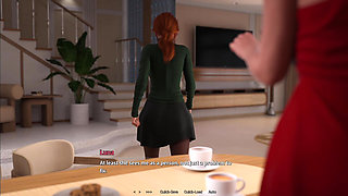 Stepmother & Stepdaughter Spending Quality Coffee Time Together