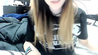 Emo Teen Becka Solo Webcam Masturbation Porn