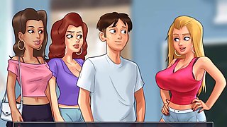 Uncensored hentai craziness featuring anime, summertime saga with cougars and big boobs