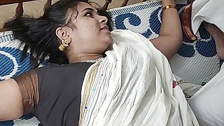 Vaishnavy kerala saree bdsm both hands and legs tied on both end of bed and doing navel lick with lip lock hot romance by Sharun