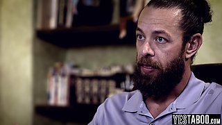 Therapist trio with 2 young cutie patients