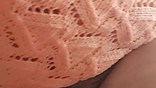 Tidying up One Morning Without Panties