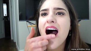 Ava Alex In Facials & Mouth Cumshot Cumpilation