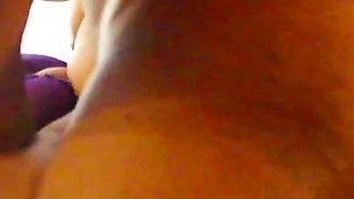 Lucky Gurl Show N Tell - Big Titty Ebony MILF Gets Wet, Spanked and Fucked