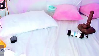 Sexy Alyssa Reece horny solo toy masturbation action