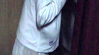 Big Boobed Blonde Masturbates With A Dildo In The Bathroom