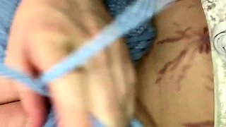 Big boobs milf masturbates with her dildo