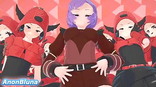 Anonbluna pokegirl full. protagonists and villains