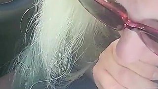 A Sneaky Blowjob in the Car