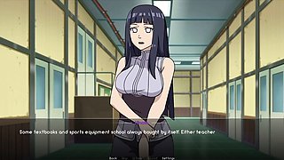Kunoichi trainer sex scenes featuring Hinata's big assets in a gaming marathon