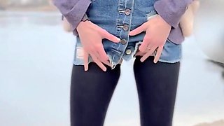 Winter, Beach, No Panties