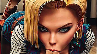 NEON DREAMS  - TRAINING WITH ANDROID 18