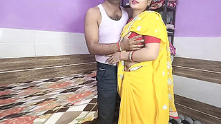 Desi Bhabhi Calls Neighbor's Brother To Bedroom For Hardcore Sex