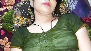 Janvibhabhi Hot Indian Stepmom Fucks Hard - Hindi Audio Blowjob Doggy Style Homemade Sex