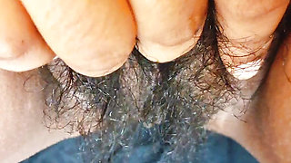 Pussy Fingering by house owner while his wife went for shopping and cuming with Maid