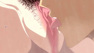 Hot Shower Fun with Perv Hairy Pussy (Uncensored Hentai) Eng Sub