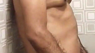 Wife Cheated Her Husband and Eating Cum of His Ex Boyfriend in Bathroom