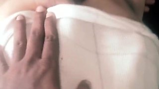 Beautiful House Wife Enjoying Romance In Bed