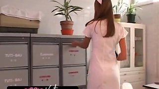 The Nurse Is Caught Playing, He With Jenifer Stone