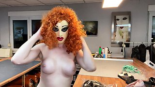 Pregnant Redhead Webcam Masturbation