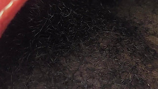 Play with my pussy while daddy is watching me