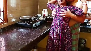 Anushka Bhabhi Hardcore Fucking with Brother in Law while making Vegetable Fry inside Kitchen - Cumshot in Mouth