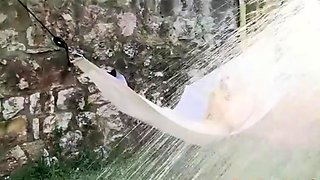 Masturbating blonde plays with her toy and cant get enough