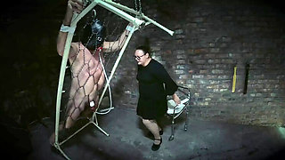 Mistress April Dominates Slave in Cruel BDSM Bed Punishment
