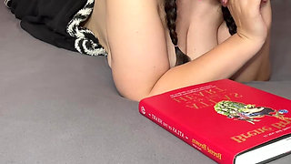 Stepmommy Was Reading a Book but Her Boy Toy Come to Fuck Her