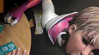 Spider Gwen Sucking Dick