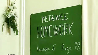 The horny teacher fuck me
