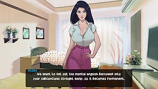Animated mother getting aroused in naughty scenarios