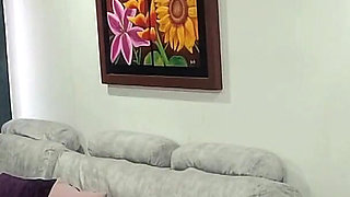 Hot Latina MILF Maid Tries-on My Wife's Lingerie and Gets a Deep Creampie From Her Boss