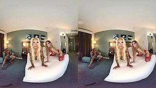 Sophie Anderson and Paige Florence - Filthy Spit Sluts; 3D Porn MFF Threesome VR