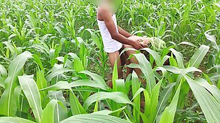 Bhabhi Ko Devar Ka Kala Mota Lund Aaya Lisand, Corn Field Me Bhabhi Ki Chudai Outdoor Hindi Audio